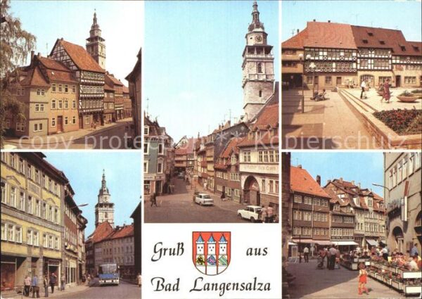 Bad Langensalza Kornmarkt Bonifaciusgasse Marktkirche M