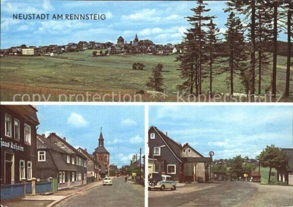 Neustadt Rennsteig Panorama Ortsansichten