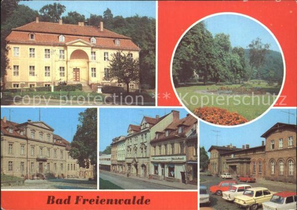 Bad Freienwalde Internat Bertolt Brecht Kurpark Markt L