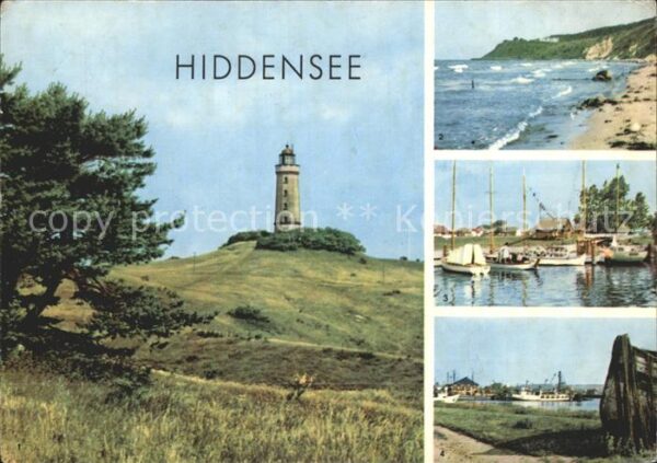 Insel Hiddensee Kloster Leuchtturm Strand Neuendorf Vit