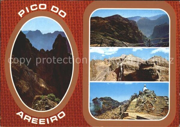 Madeira Portugal Pico do Areeiro Teilansichten