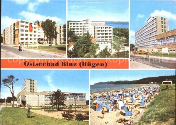Binz Ruegen FDGB Erholungsheime Rugard Stubbenkamme