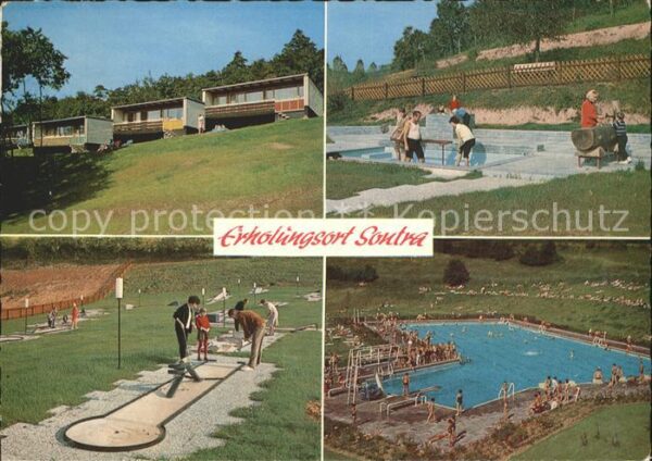 Sontra Feriendorf Kneippbad Minigolfplatz Schw