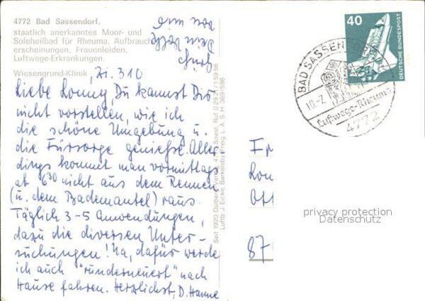 Bad Sassendorf Wiesengrundklinik Fliegeraufnahme – Bild 2