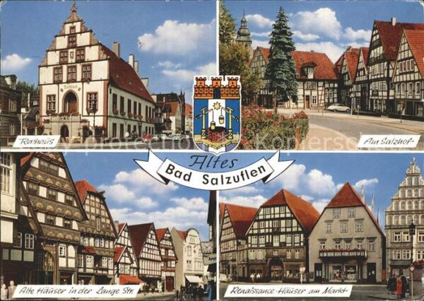 Bad Salzuflen Rathaus Am Salzhof Alte Häuser Lange St