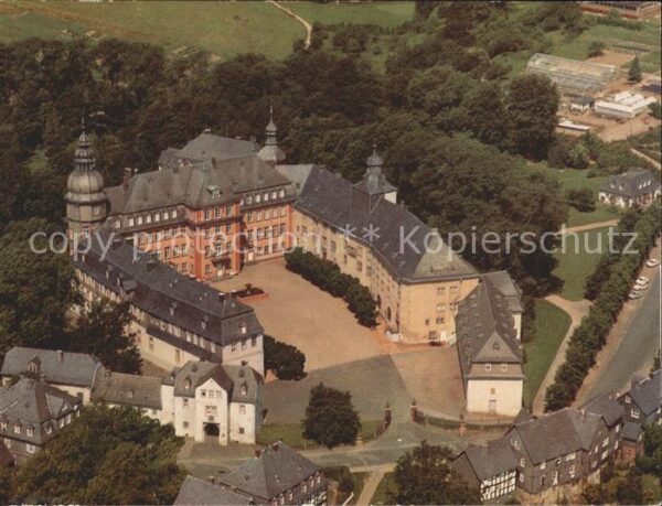 Bad Berleburg Schloss Berleburg Fliegeraufnahme