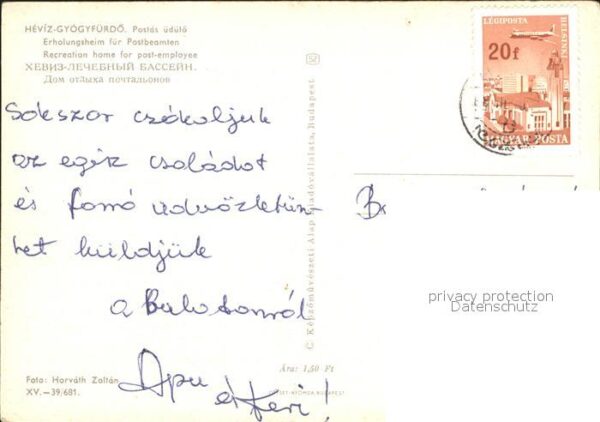 Heviz Erholungsheim für Postbeamte – Bild 2