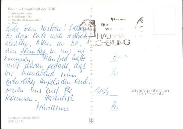 Berlin Alexanderplatz Frankfurter Tor Humboldt – Bild 2