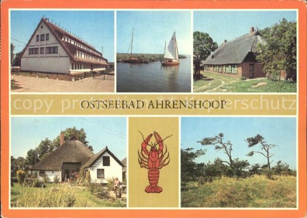 Ahrenshoop Ostseebad Betriebsferienheim Boddenblick Hafen Ro
