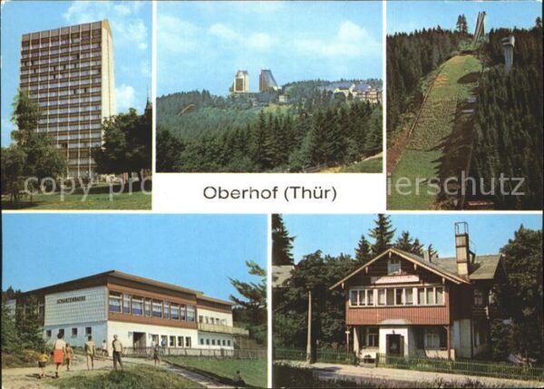 Oberhof Thueringen FDGB Erholungsheim Rennsteig Interhotel