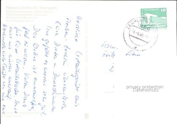 Zechlin Pommern FDGB Erholungsheime Adolf Giesecke und – Bild 2