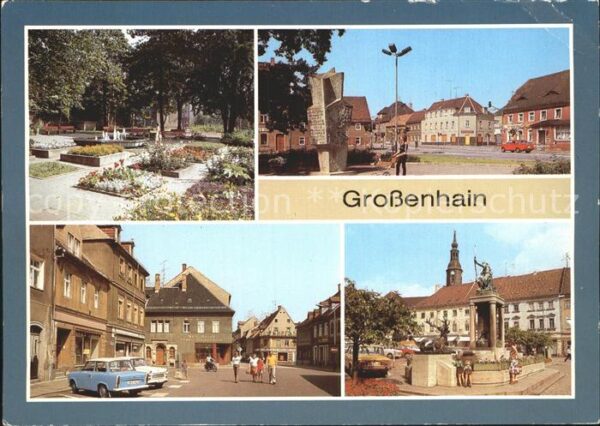 Grossenhain Sachsen Grünanlagen Leninplatz Monument Dianabr