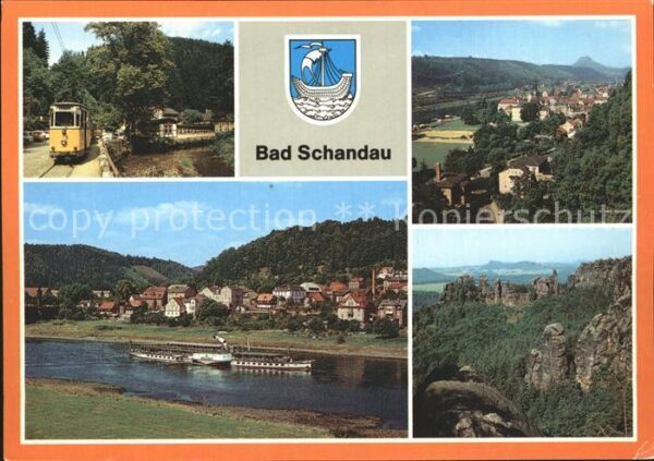 Bad Schandau Kirnitzschtalbahn Teilansichten Schramm