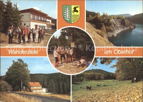 Oberhof Thueringen Wandergruppe Ohre Talsperre Waldgaststä