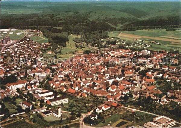 Buchen Odenwald Fliegeraufnahme