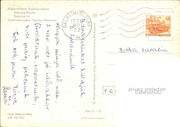 Balatonfoeldvar Kukorica Schenke – Bild 2
