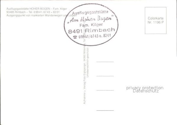 Rimbach Bayrischer Wald Ausflugsgaststätte Hoher Bogen Gastraum – Bild 2