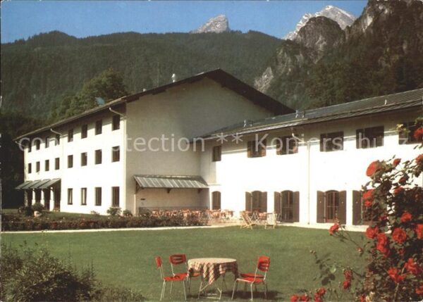 Schoenau Berchtesgaden Bundesbahn Sozialwerk Erholungsheim Hub