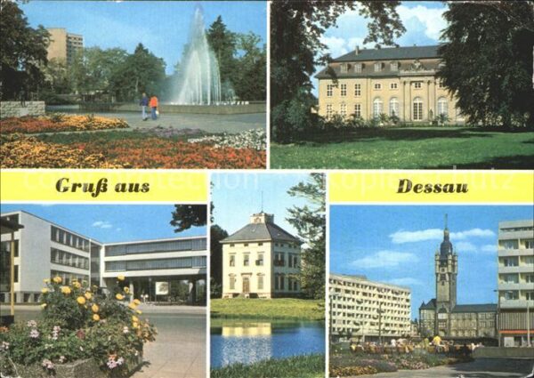 Dessau-Rosslau Stadtpark Schloss Mosigkau Bauhaus Schl