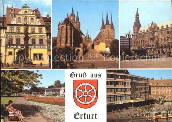 Erfurt Haus zum Roten Ochsen Dom Severikirche
