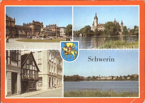 Schwerin Mecklenburg Grunthalplatz Schloss Buschstrasse Stad