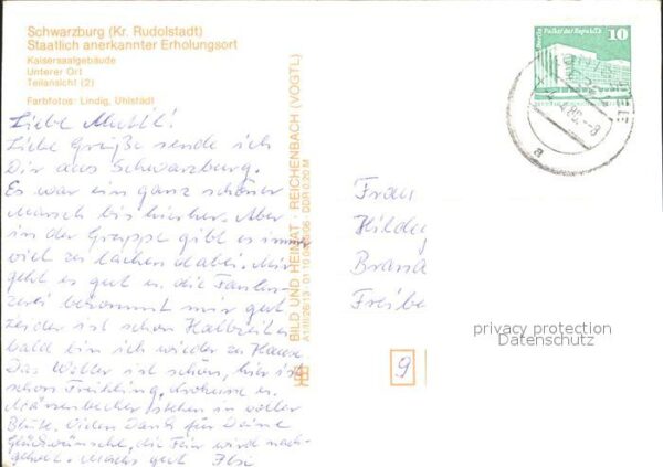 Schwarzburg Thueringer Wald Teilansichten Kaisersaalgebäude Unterer – Bild 2