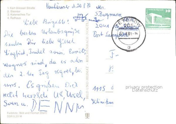 Malchin Demmin Karl Dressel Str Steintor Kalensches To – Bild 2