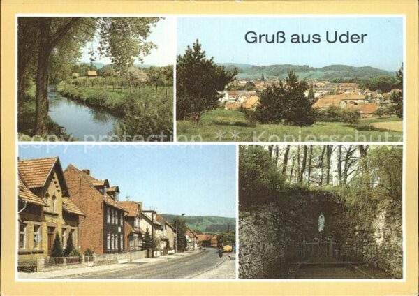 Uder An der Leine Totalansicht Strasse der E