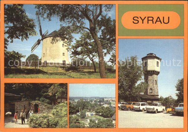 Syrau Vogtland Windmühle Drachenhöhle Teilansicht Wass