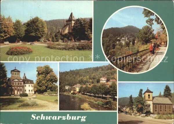 Schwarzburg Thueringer Wald Kurpark Schlossweg Kaisersaalgebäude Sc