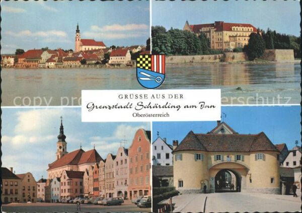 Schaerding Innpartie Kneippkuranstalt Stadtplatz S