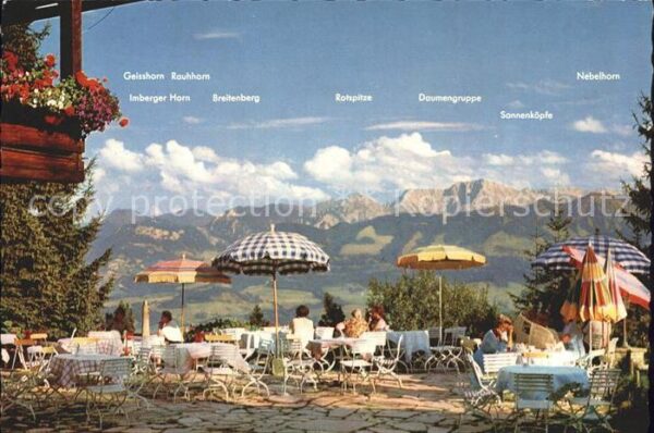 Sonthofen Oberallgaeu Kur und Sporthotel Allgäuer Berghof Ter