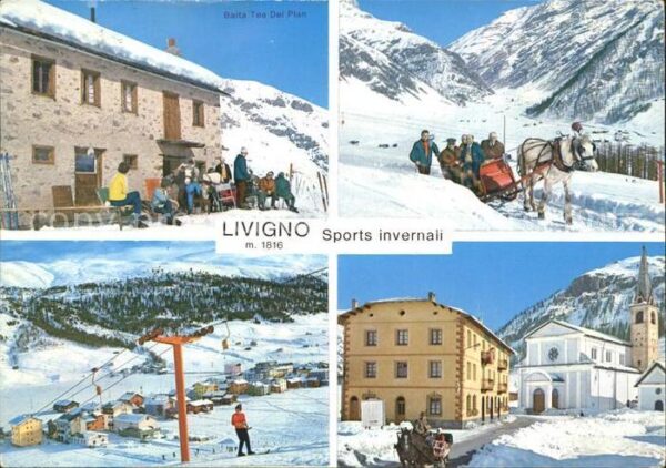 Livigno Baita Tea Del Plan Pferdeschlitten Schl