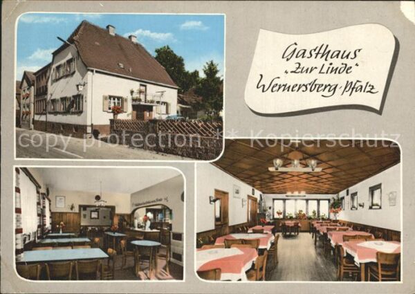 Wernersberg Pfalz Gasthaus zur Linde Gastraum