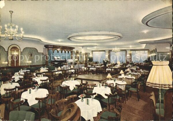 Hamburg Cafe Keese Speisesaal