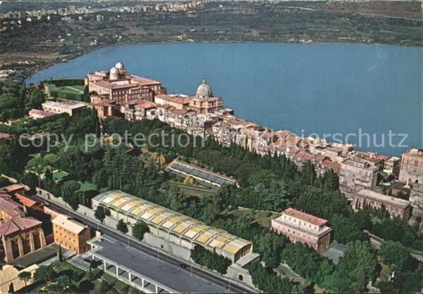 Castel Gandolfo Latium Fliegeraufnahme