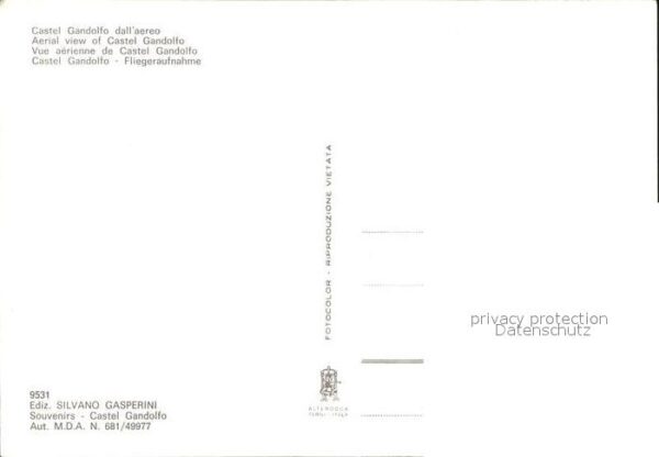 Castel Gandolfo Latium Fliegeraufnahme – Bild 2
