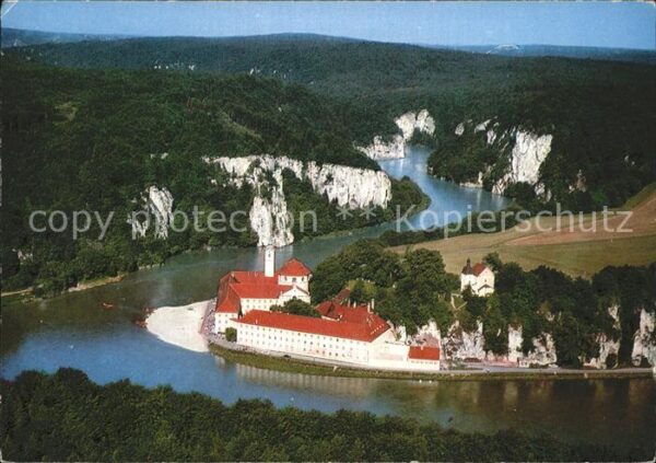 Weltenburg Kelheim Kloster Weltenburg mit Donaudurchbruch