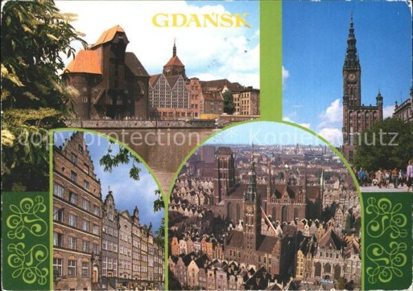 Gdansk Zuraw brama mieska Ratusz Glownego Mias