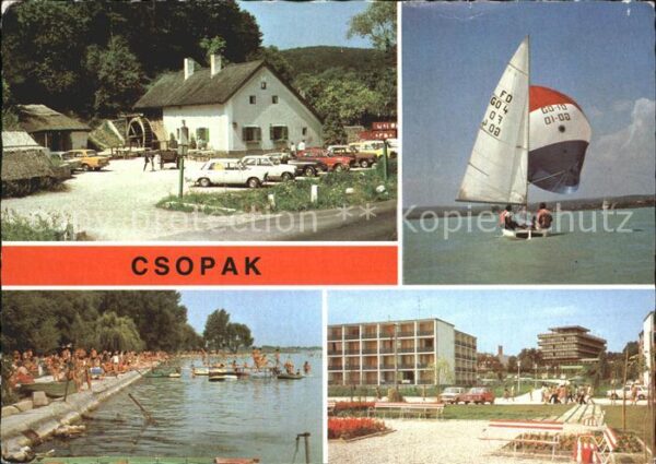 Csopak Mühle Restauration Schwimmbad Segelpart