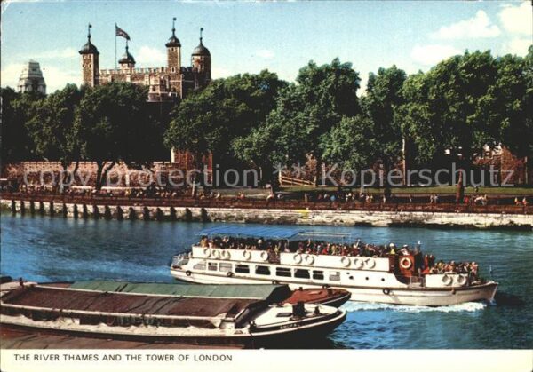 London The River Thames and the Tower of Londo