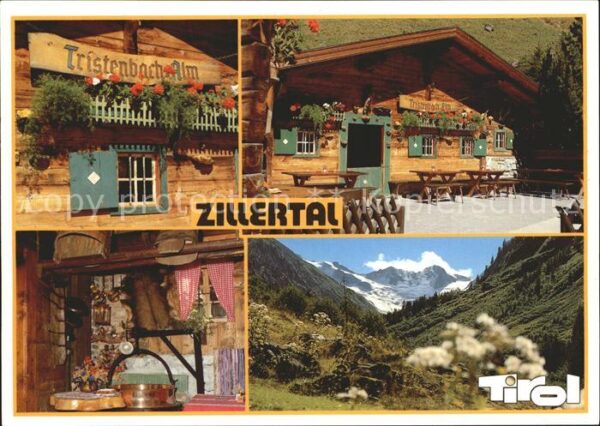 Ginzling Tristenbachalm im Floitental Panorama