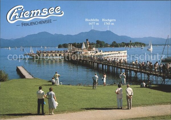 Chiemsee mit Frauenchiemsee 100jähriges Kloster