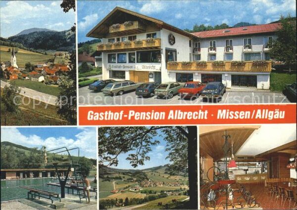 Missen Oberallgaeu Gasthof Pension Albrecht Gaststube Orts
