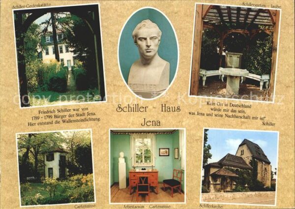 Jena Schillerhaus Gartenzinne Arbeitsraum Sc