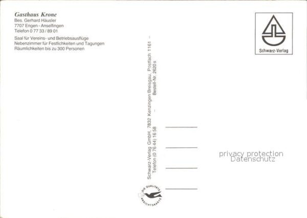 Anselfingen Gasthaus Krone Gaststube Totalansicht – Bild 2