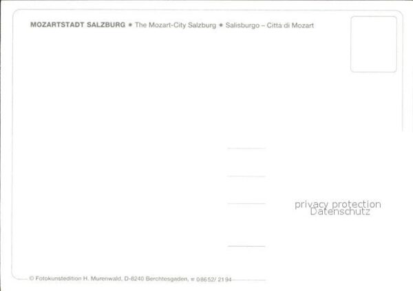 Salzburg Oesterreich Residenzbrunnen Mirabellgarten Mozartpo – Bild 2