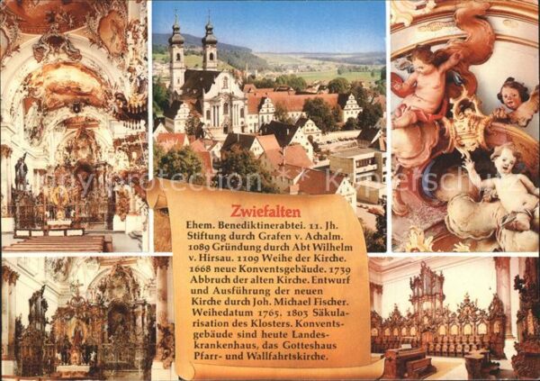 Zwiefalten Wuerttemberg Münster ehem Benediktiner Klosterkirche