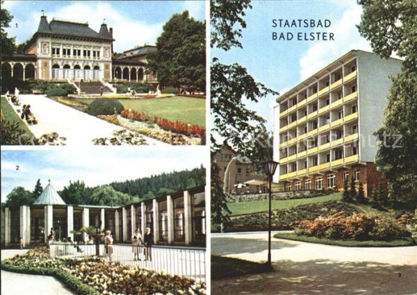 Bad Elster Kurhaus Moritzquelle Bettenhaus des Kli