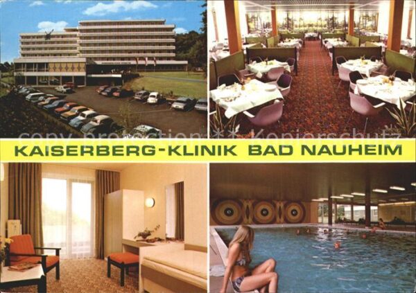 Bad Nauheim Kaiserberg Klinik Speisesaal Zimmer Hal